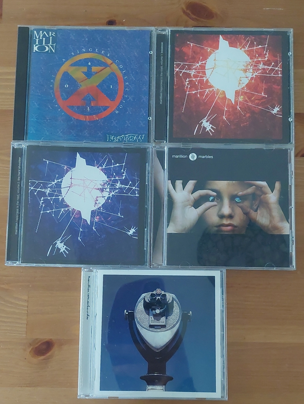 Marillion CD Lot Rock Punk Intact Records Lot Of 5